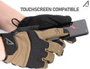 ACE Schakal II Outdoor-Handschuhe - taktische Handschuhe für Airsoft, Paintball & Schießsport - Touchscreen-fähig - S bis XXL