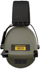 Sordin Supreme Pro-X Aktiver Kapsel-Gehörschutz - Elektronischer Gehörschützer für Jagd & Schießsport - EN 352 - SNR: 25 dB